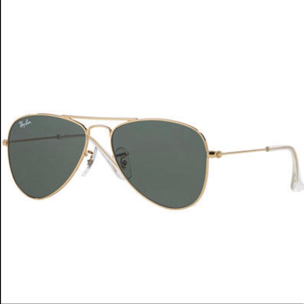 Ray Ban Kids Gold Frame Aviator Sunglasses - Picture 1 of 7